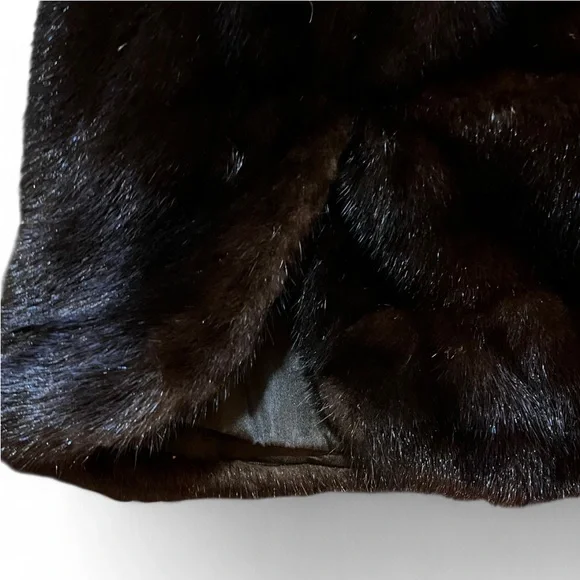 Jonclif Vintage Chocolate Luxury Mink Coat, XL